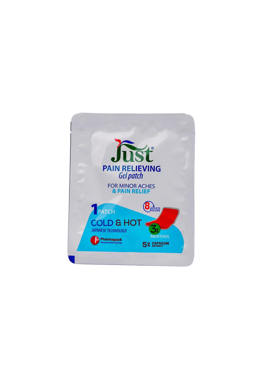 Cold & Hot Pain Relieving Gel Patch For Minor Aches & Pain Relief - 4 Patches