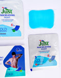 Cold Pain Relieving Cooling Gel Patch For Minor Aches & Pain Relief - 4 Patches