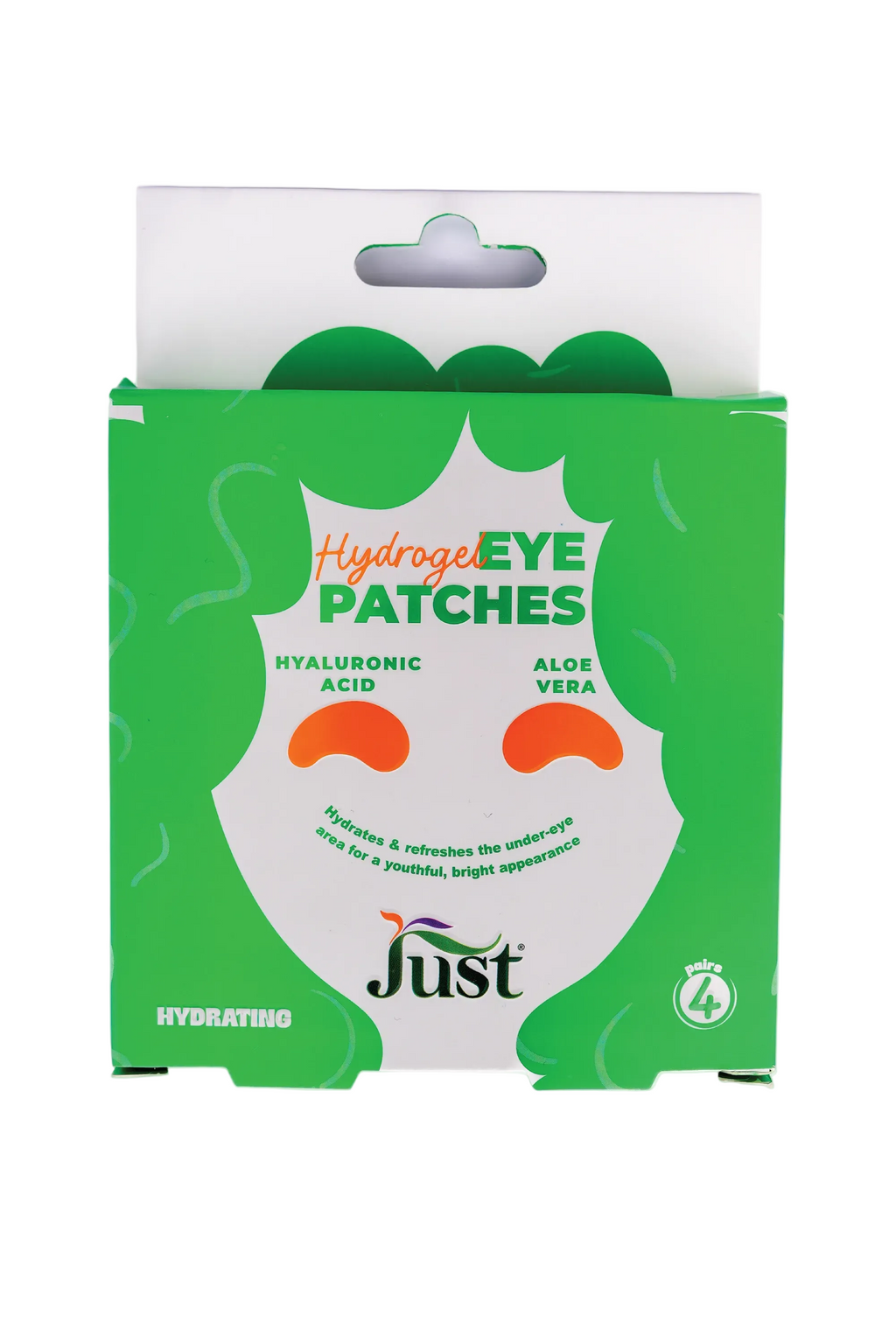 Hydrating hydrogel eye patches 4 pairs