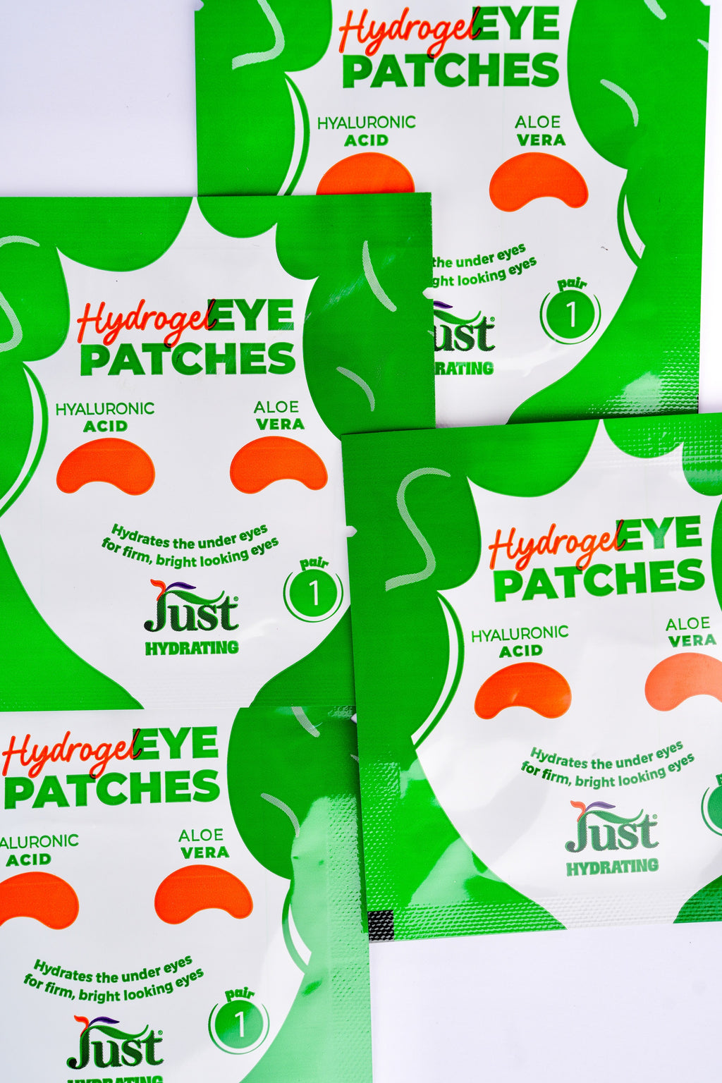 Hydrating hydrogel eye patches 4 pairs