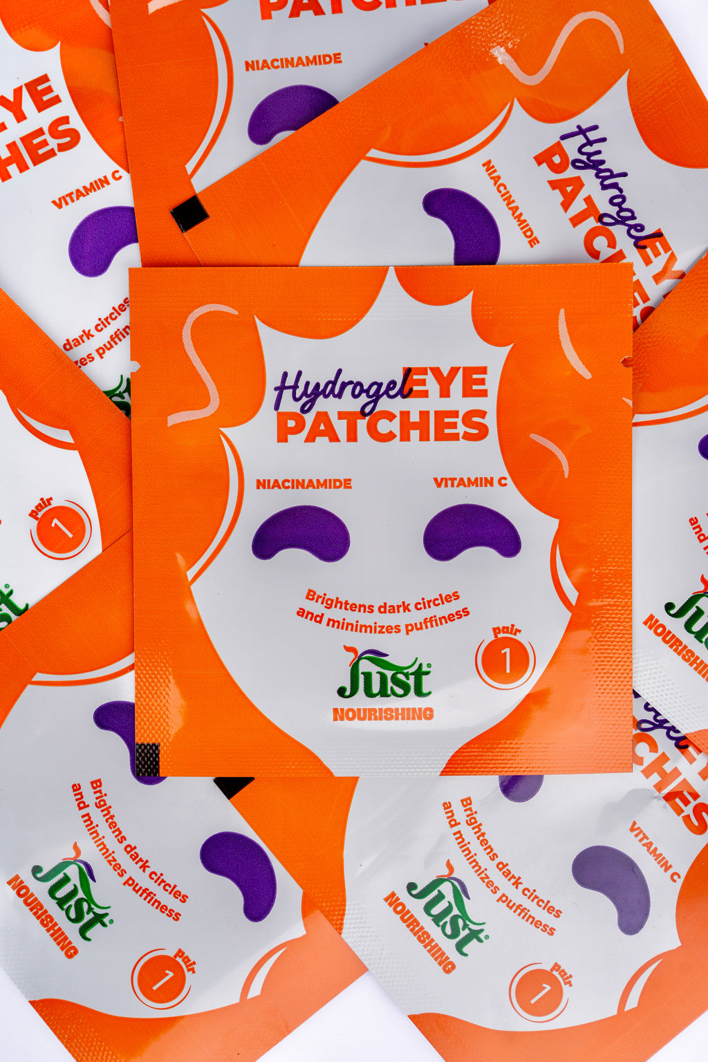Nourishing hydrogel eye patches 4 pairs