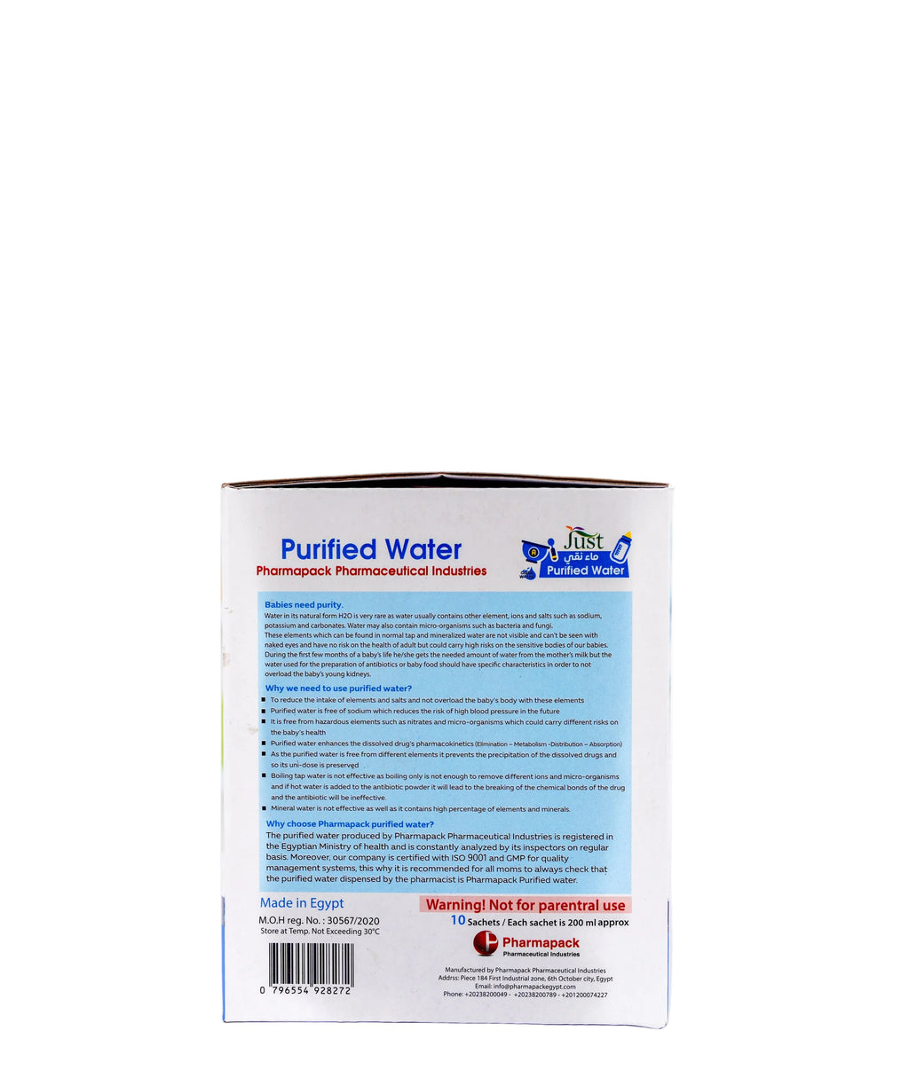 Purifed Water 200ml - 80 Sachets