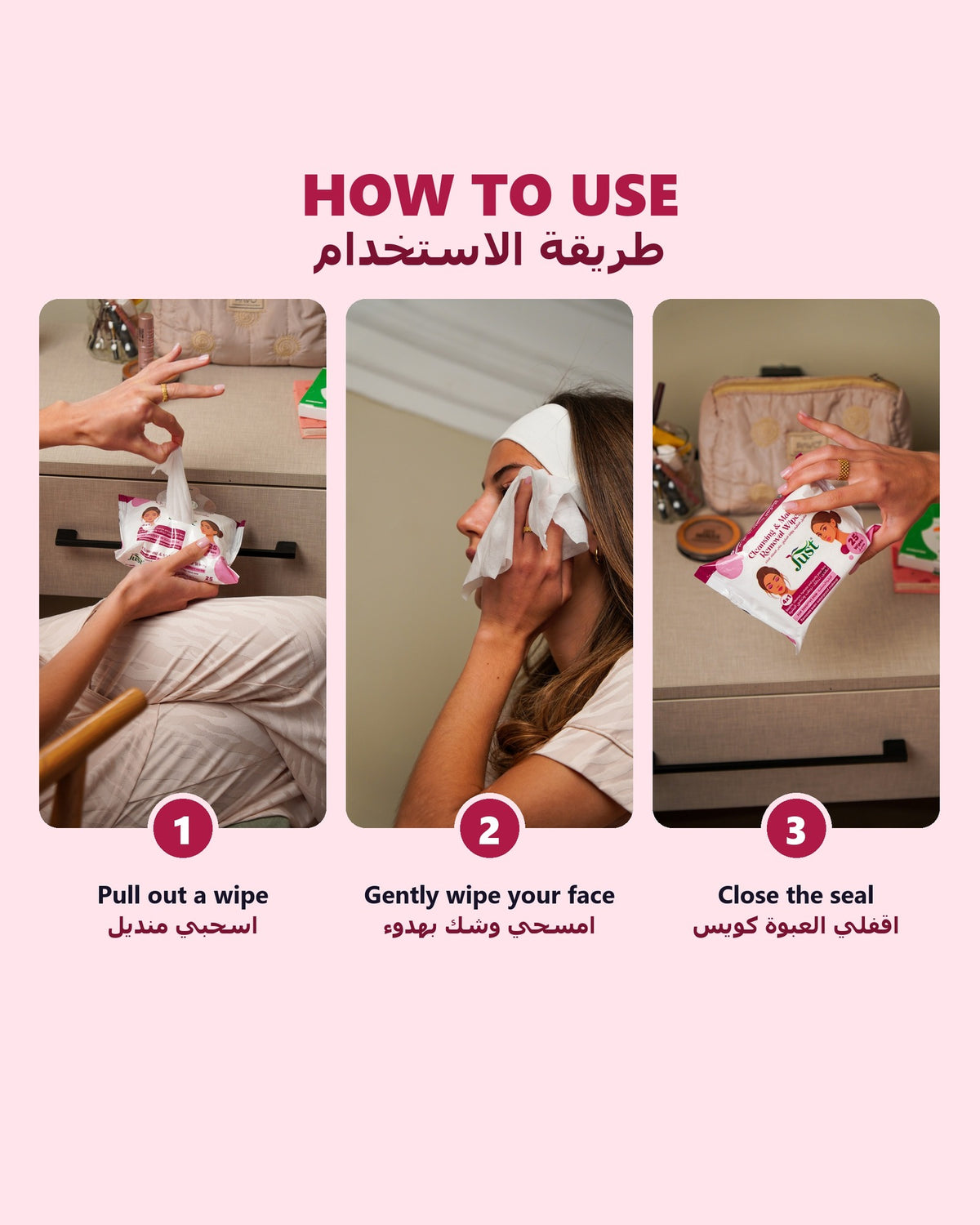 How to use makeup removal wipes