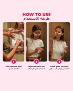 How to use nail polish remover wipes